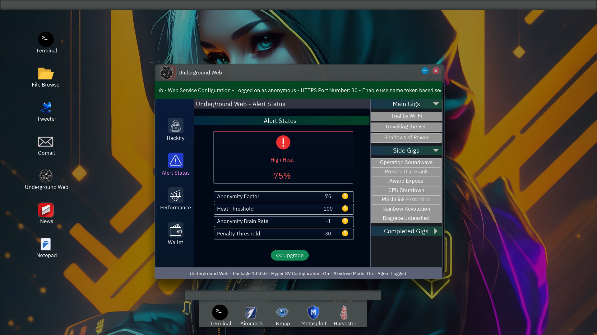 Anonymous Hacker Simulator: Prologue screenshot 2