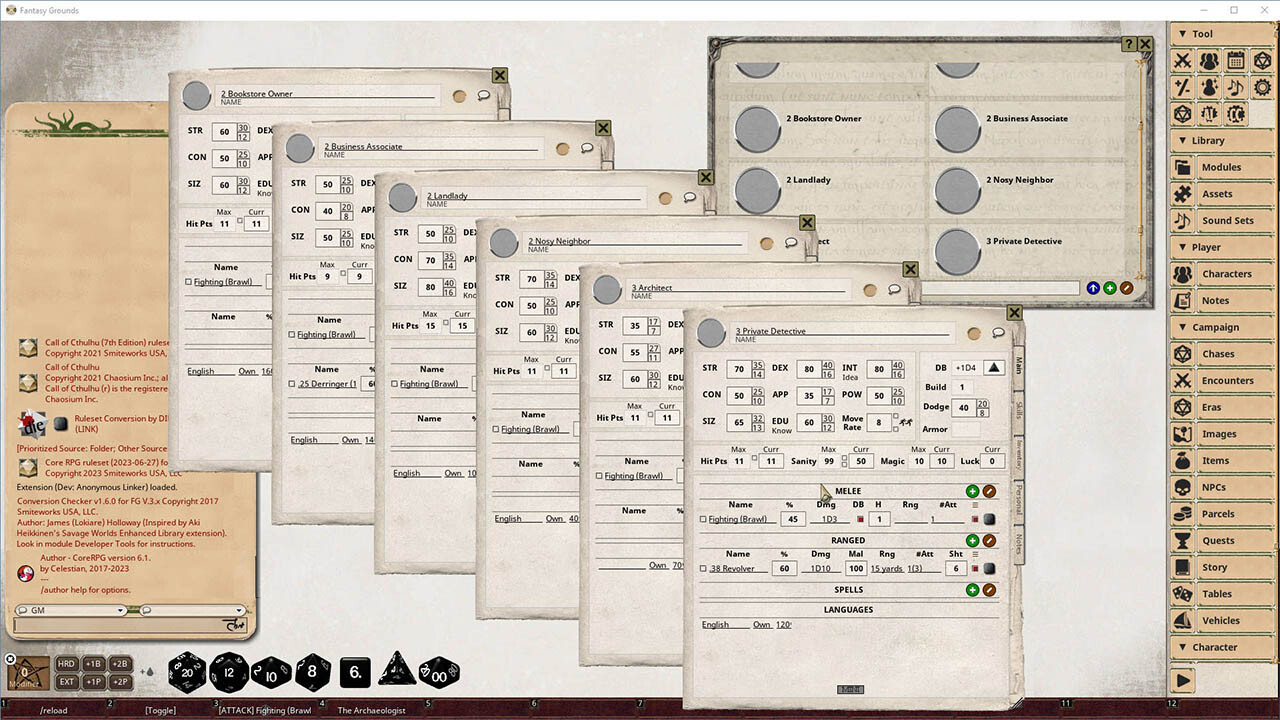 Fantasy Grounds - Gateways to Terror screenshot 2