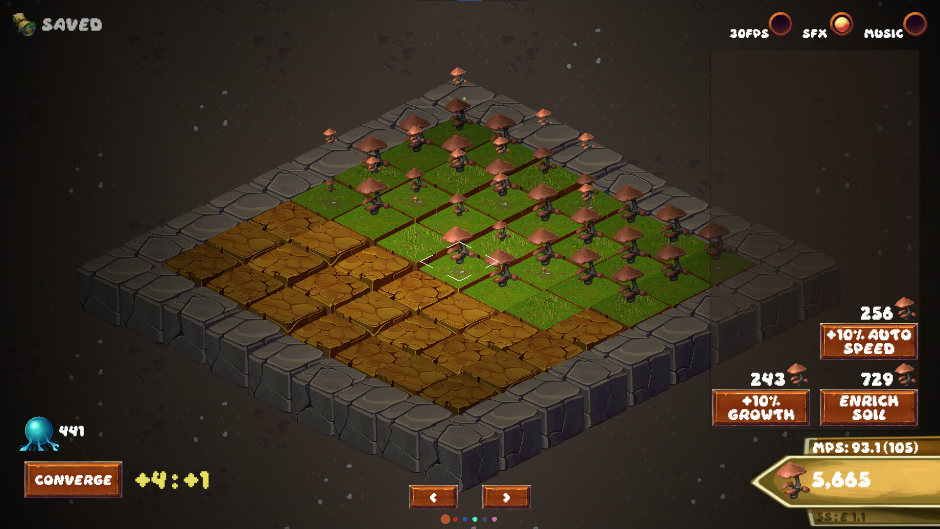 Fungal Colony Sim screenshot 1