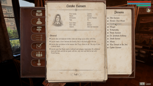 PRESENTATION - Inspector Schmidt - The Ebbing 4 Gather Information | RPG Jeuxvidéo