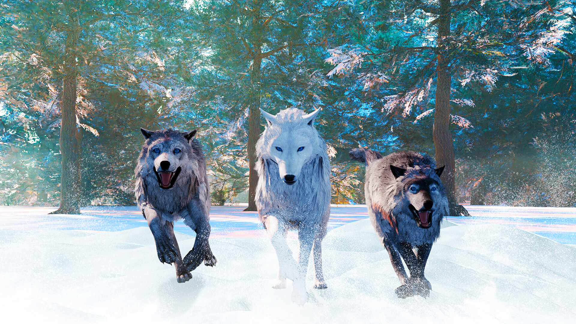 Wolf Simulator RPG screenshot 1