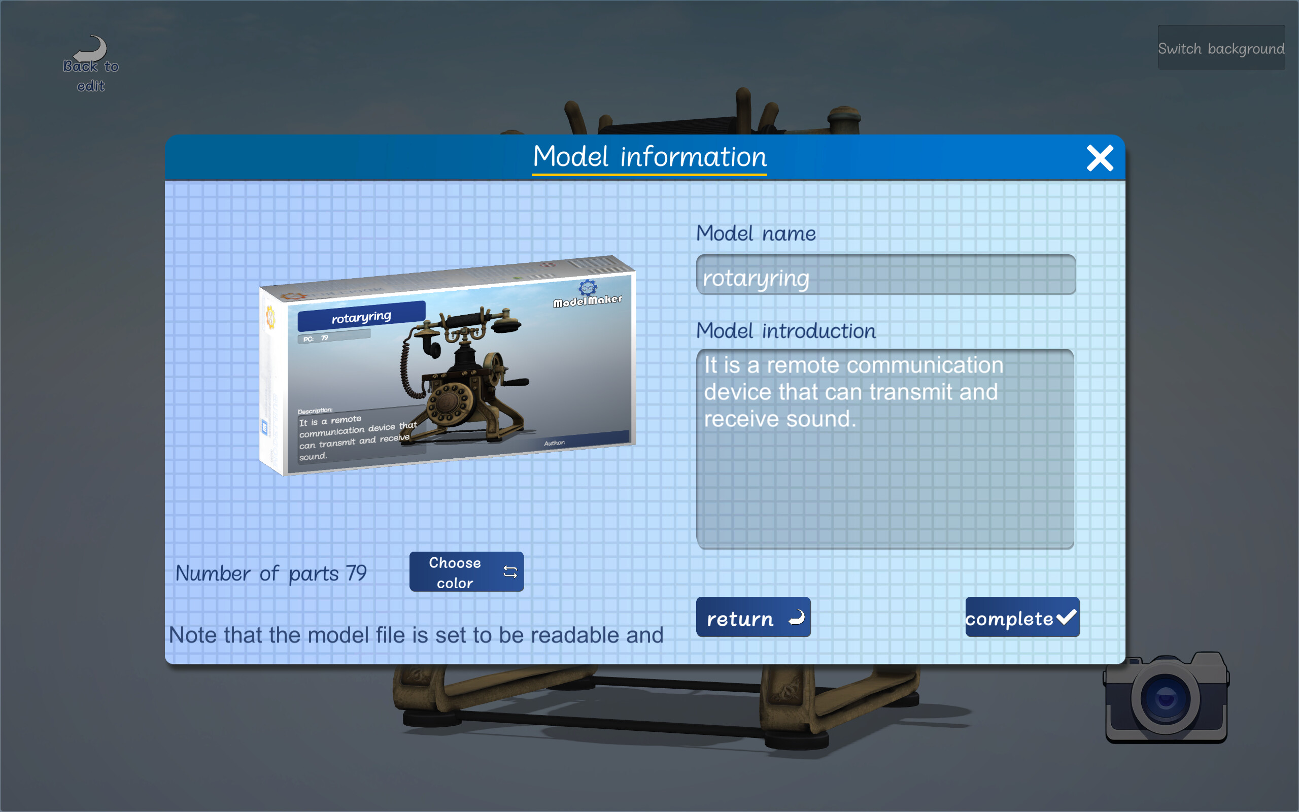 Fabrication de modèles screenshot 12