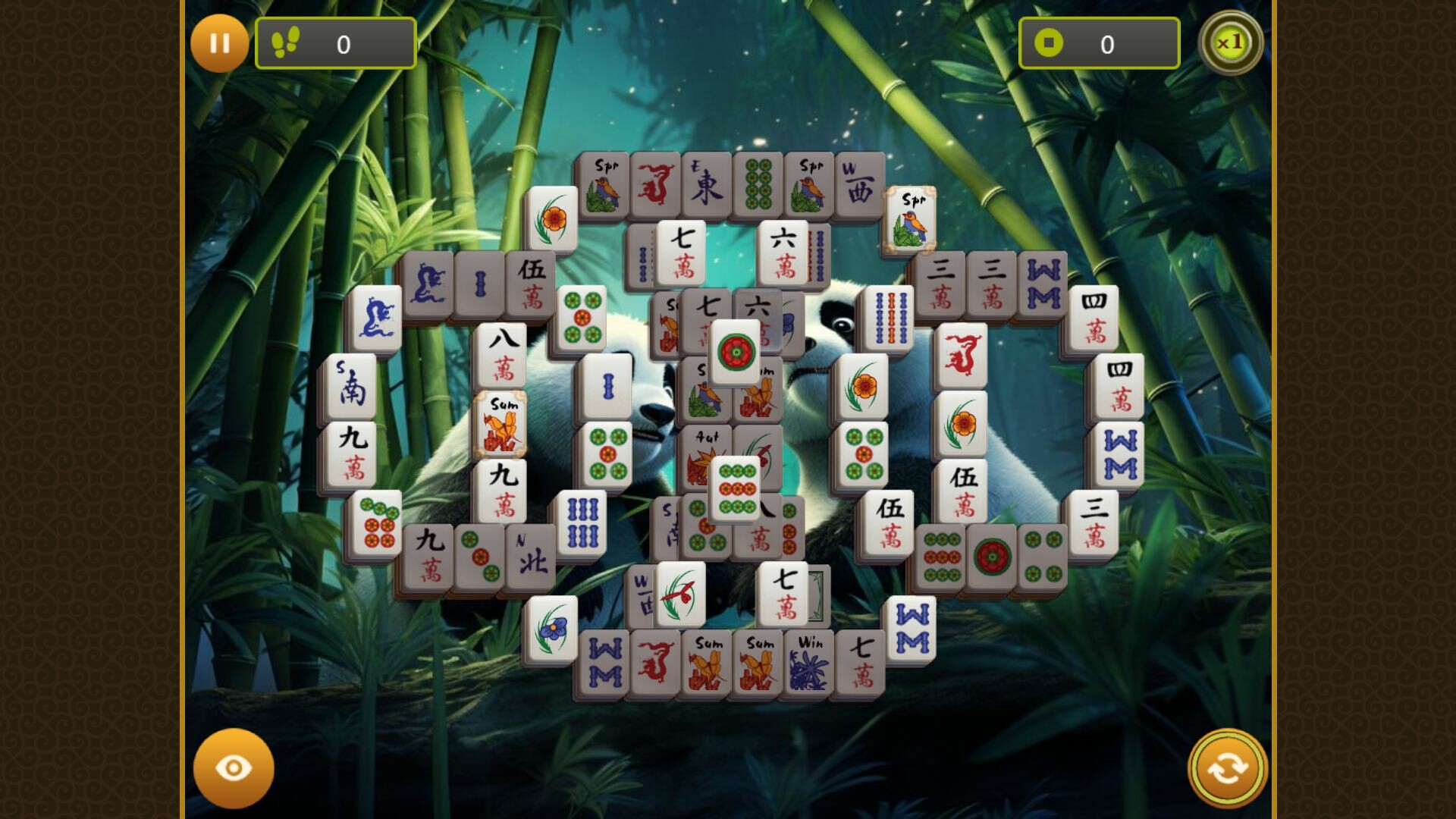 Panda Choice Mahjong screenshot 1