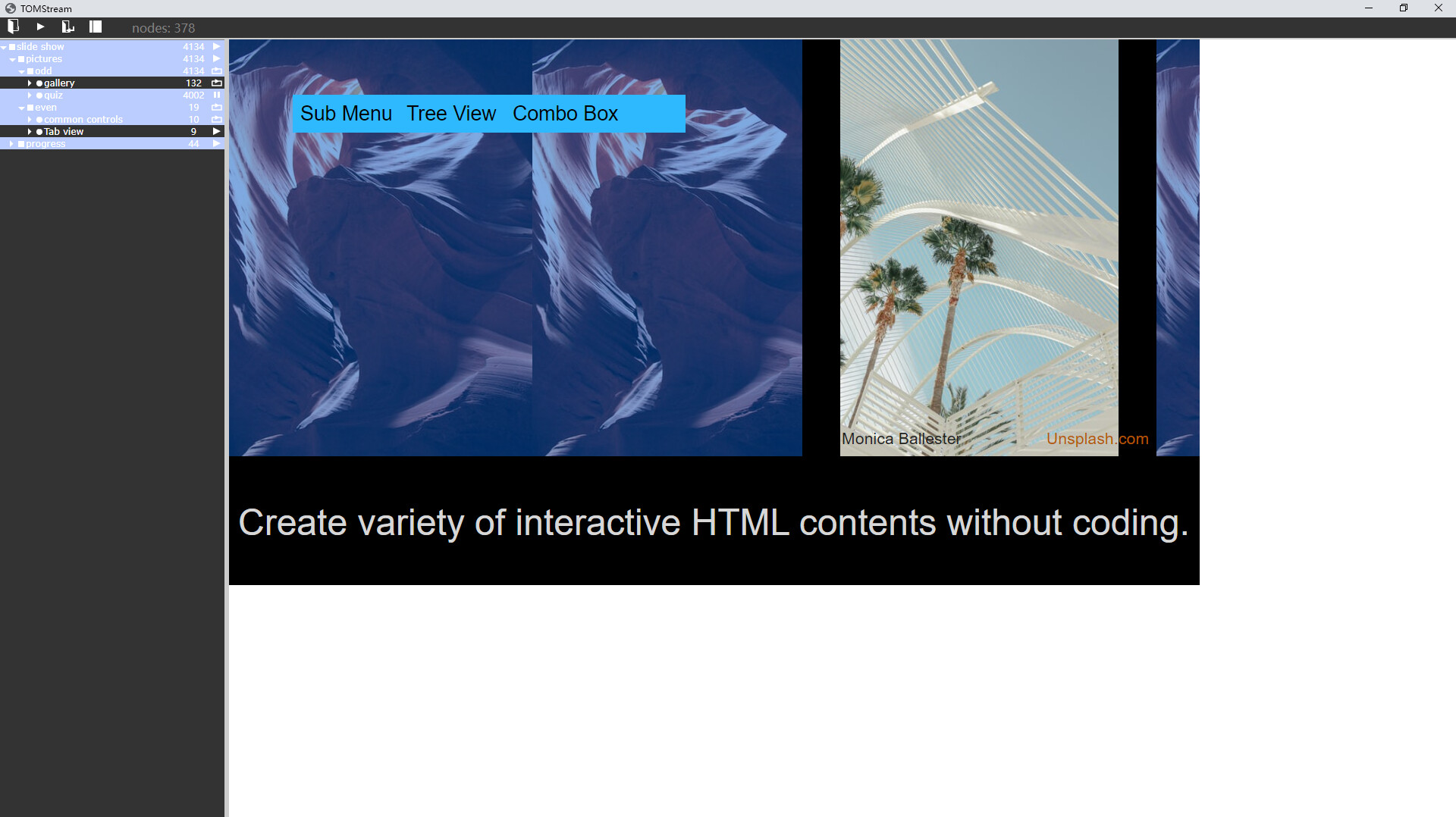 TOMStream screenshot 2