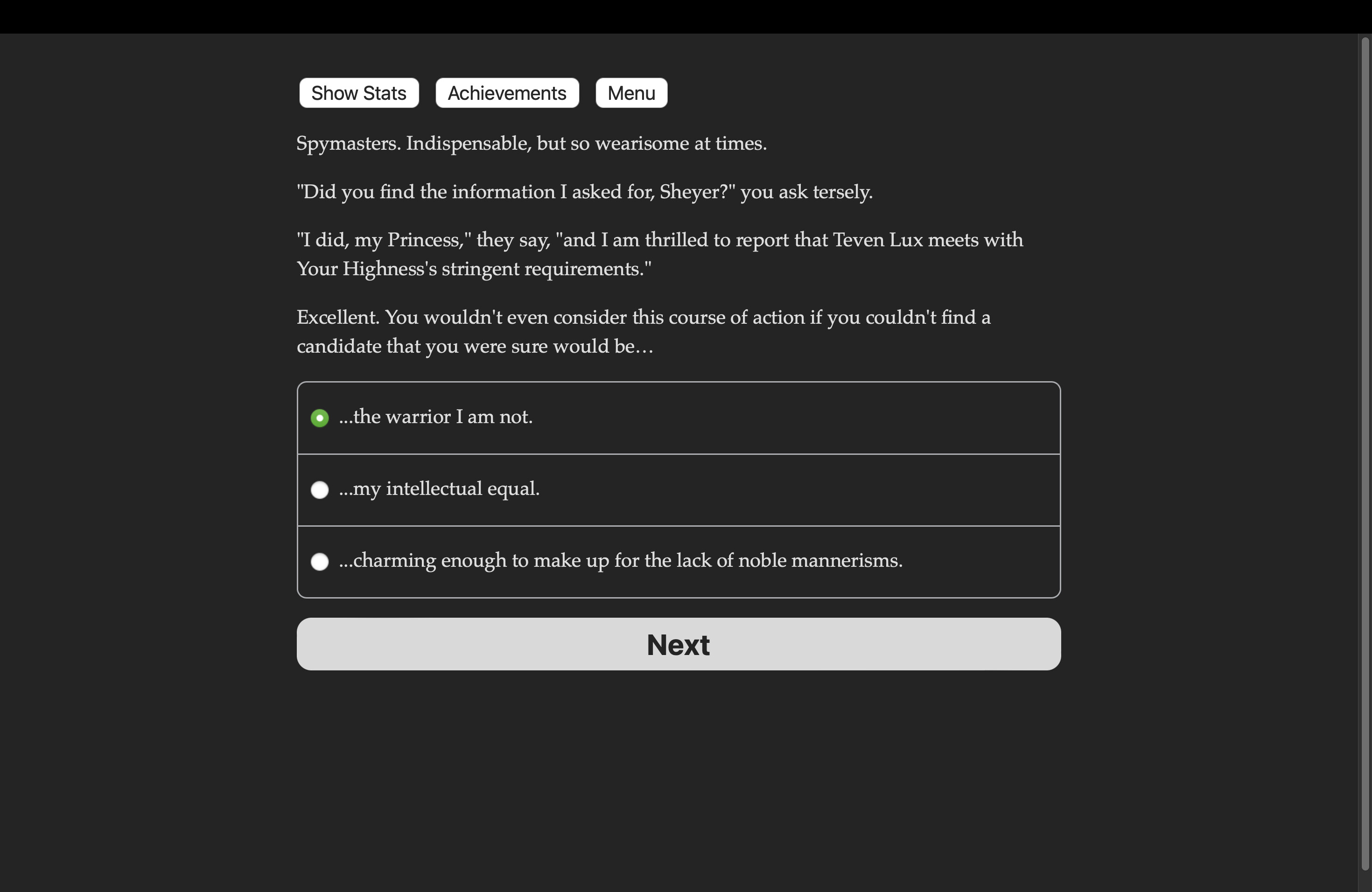Turncoat Chronicle screenshot 2