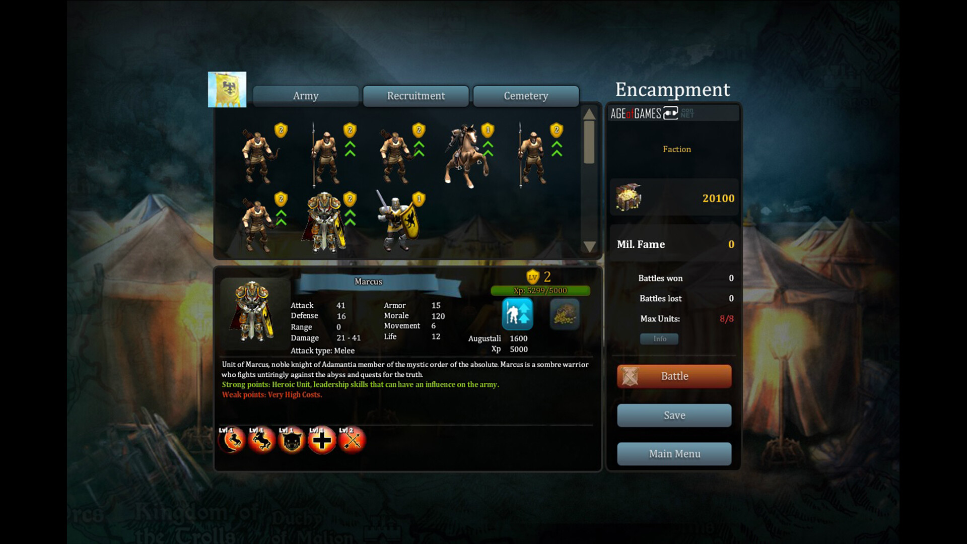 Fantasy Kommander: Eukarion Wars screenshot 9