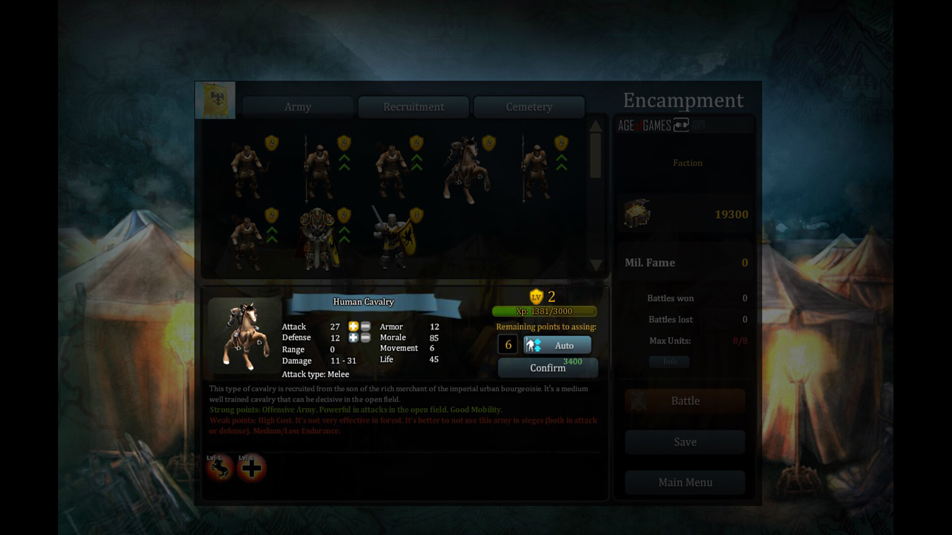 Fantasy Kommander: Eukarion Wars screenshot 18