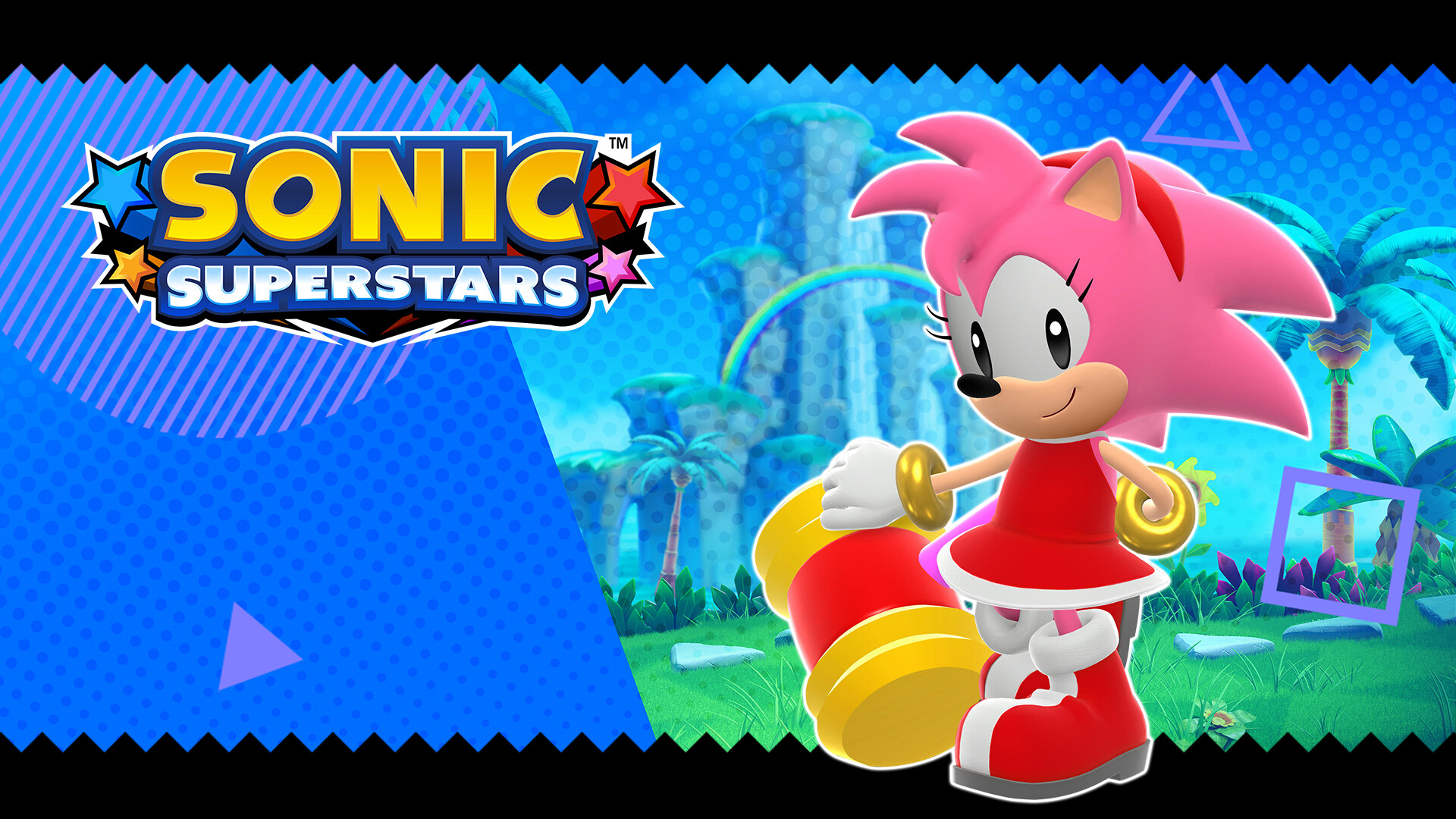 SONIC SUPERSTARS - Modern Amy Costume screenshot 1