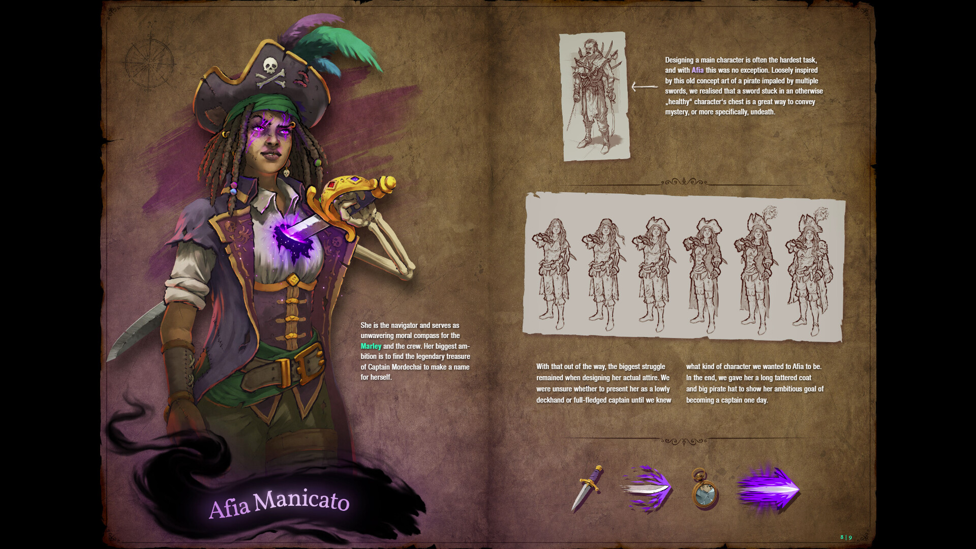 Shadow Gambit: The Cursed Crew - Artbook & Strategy Guide screenshot 1
