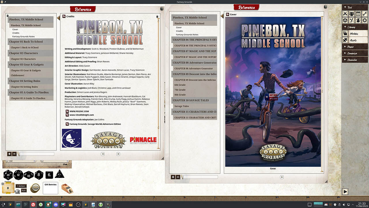 Fantasy Grounds - Pinebox Middle School screenshot 5