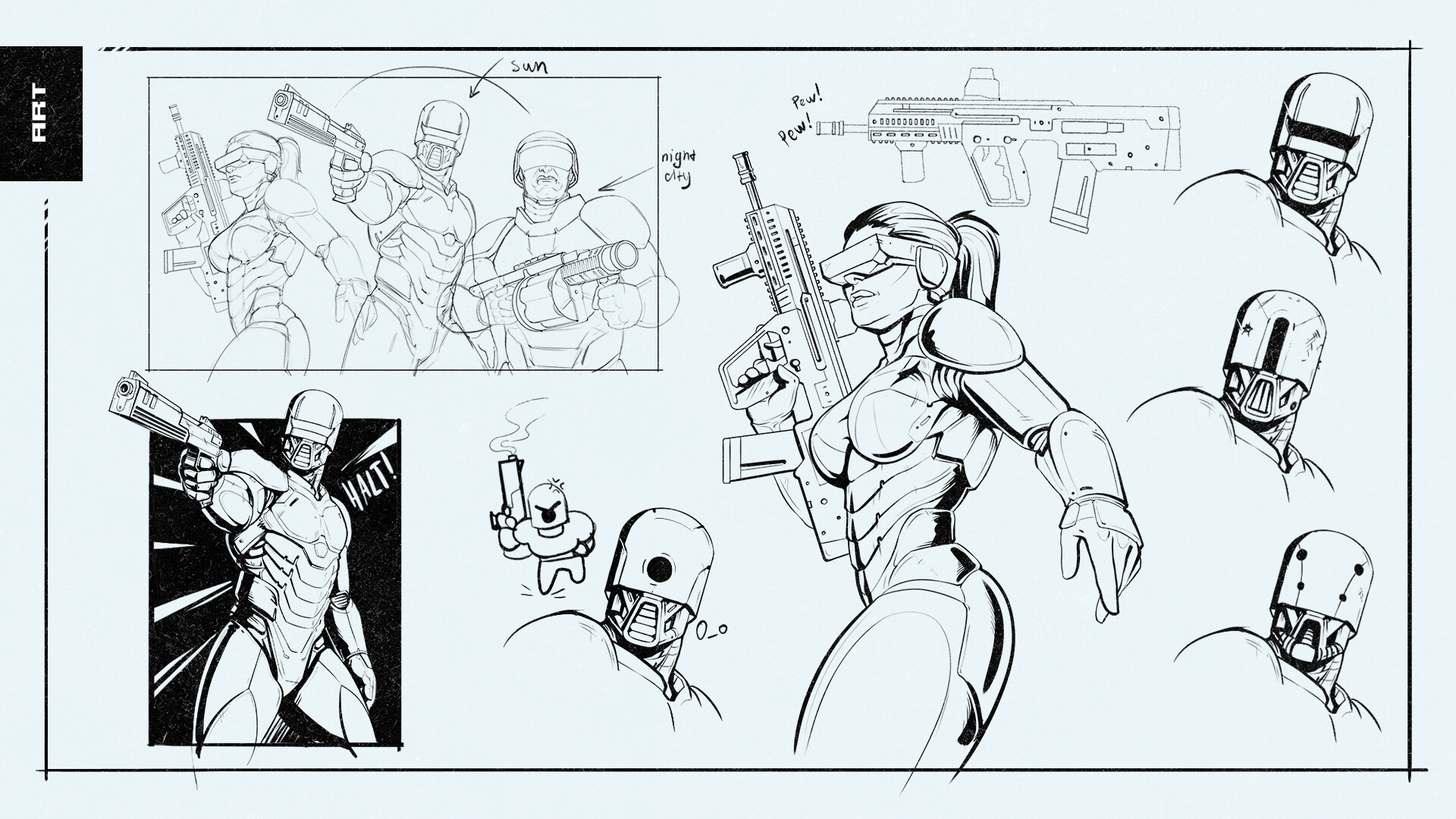Mega City Force - Digital 80's Artbook screenshot 2