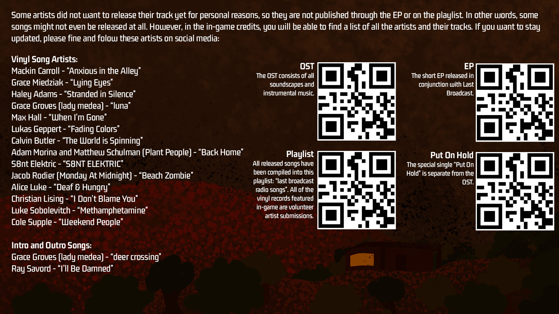 Last Broadcast OST screenshot 2