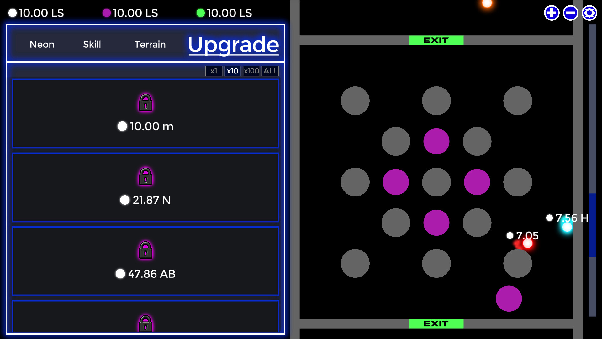 Neon Idle screenshot 3