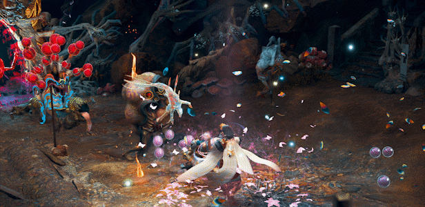Kunitsu-Gami: Path of the Goddess-RUNE screenshots