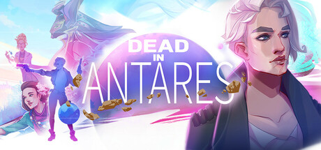Dead in Antares key art — crew of the Ixion on the alien planet Antares Prime