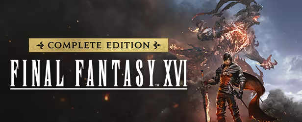 Final Fantasy XVI promotional image from the official Steam Complete Edition section