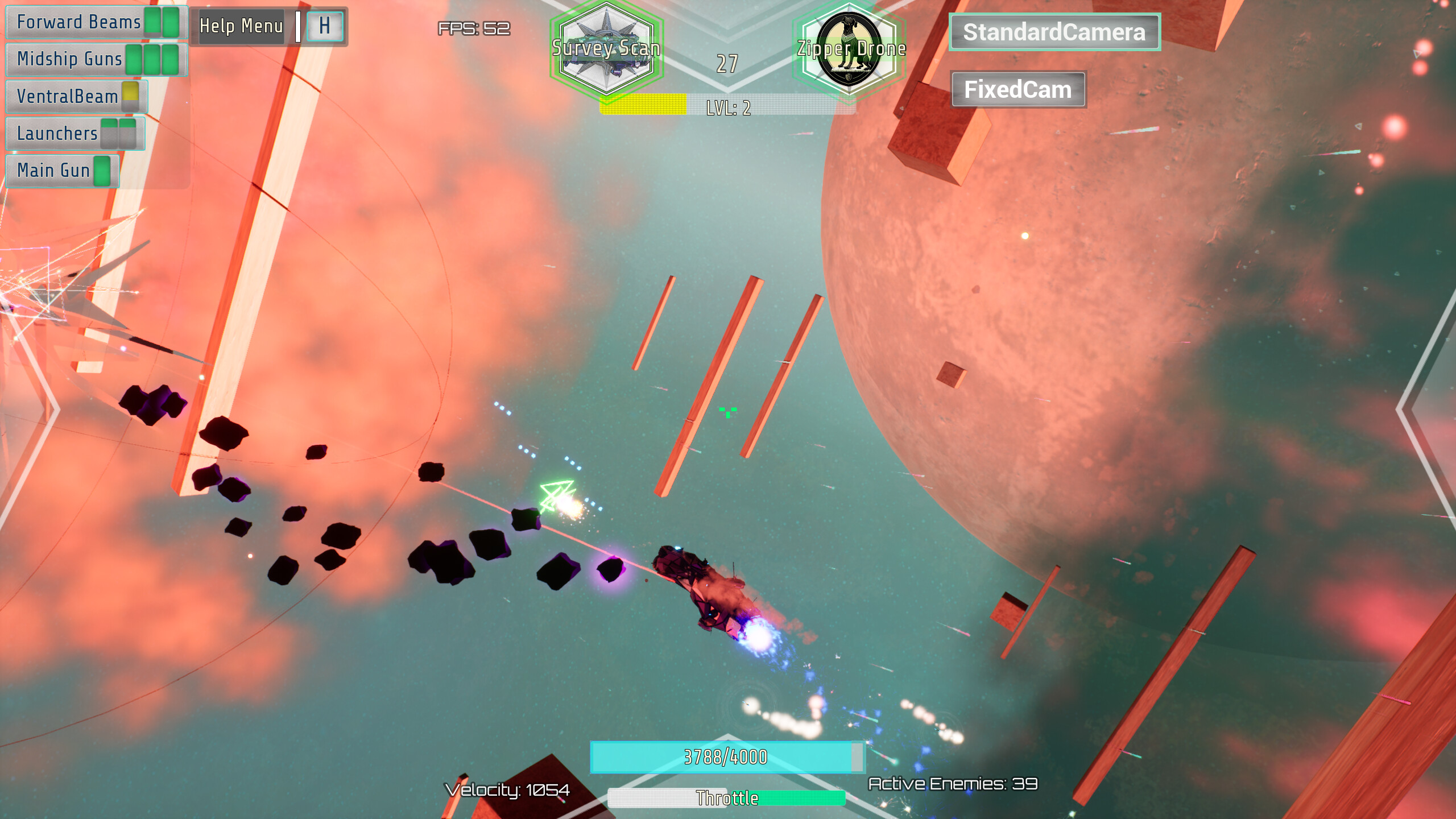 Galactic Warship screenshot 1
