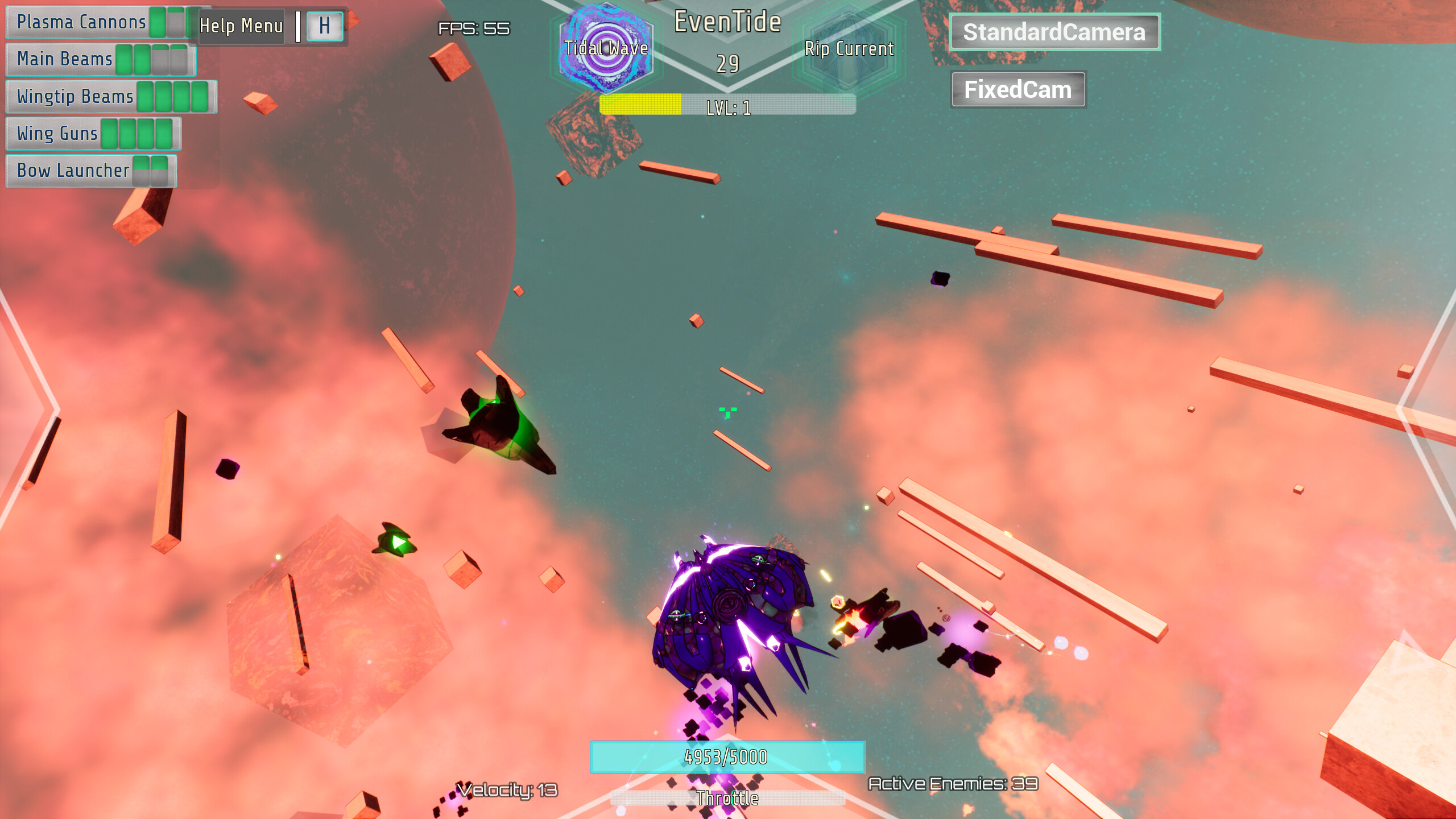 Galactic Warship screenshot 2