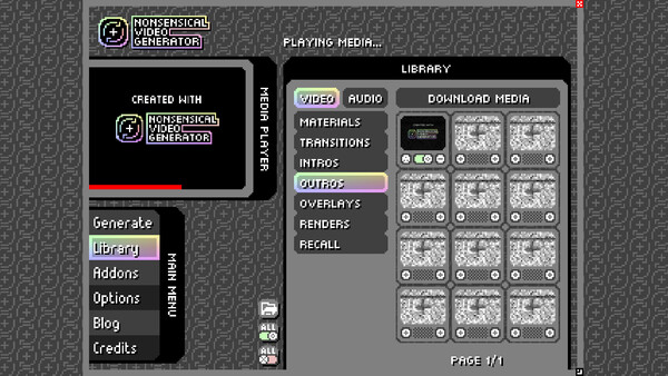 Nonsensical Video Generator screenshot