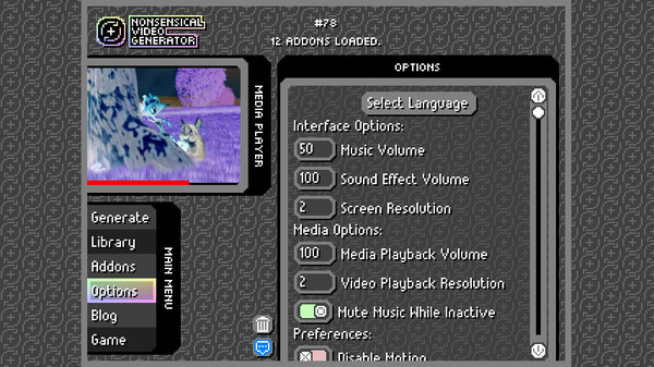 Nonsensical Video Generator screenshot