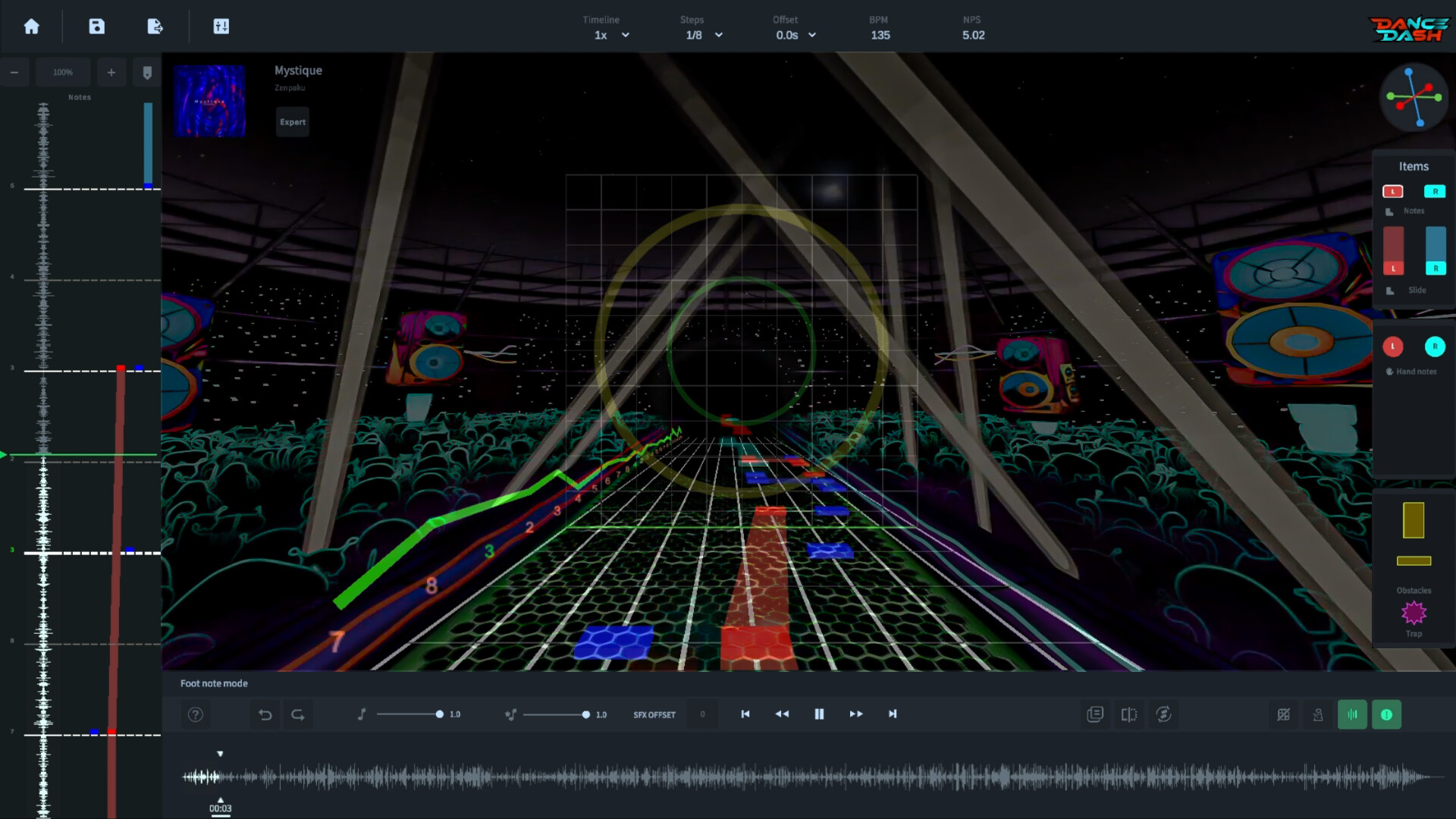 Dance Dash Beatmap Editor screenshot 2