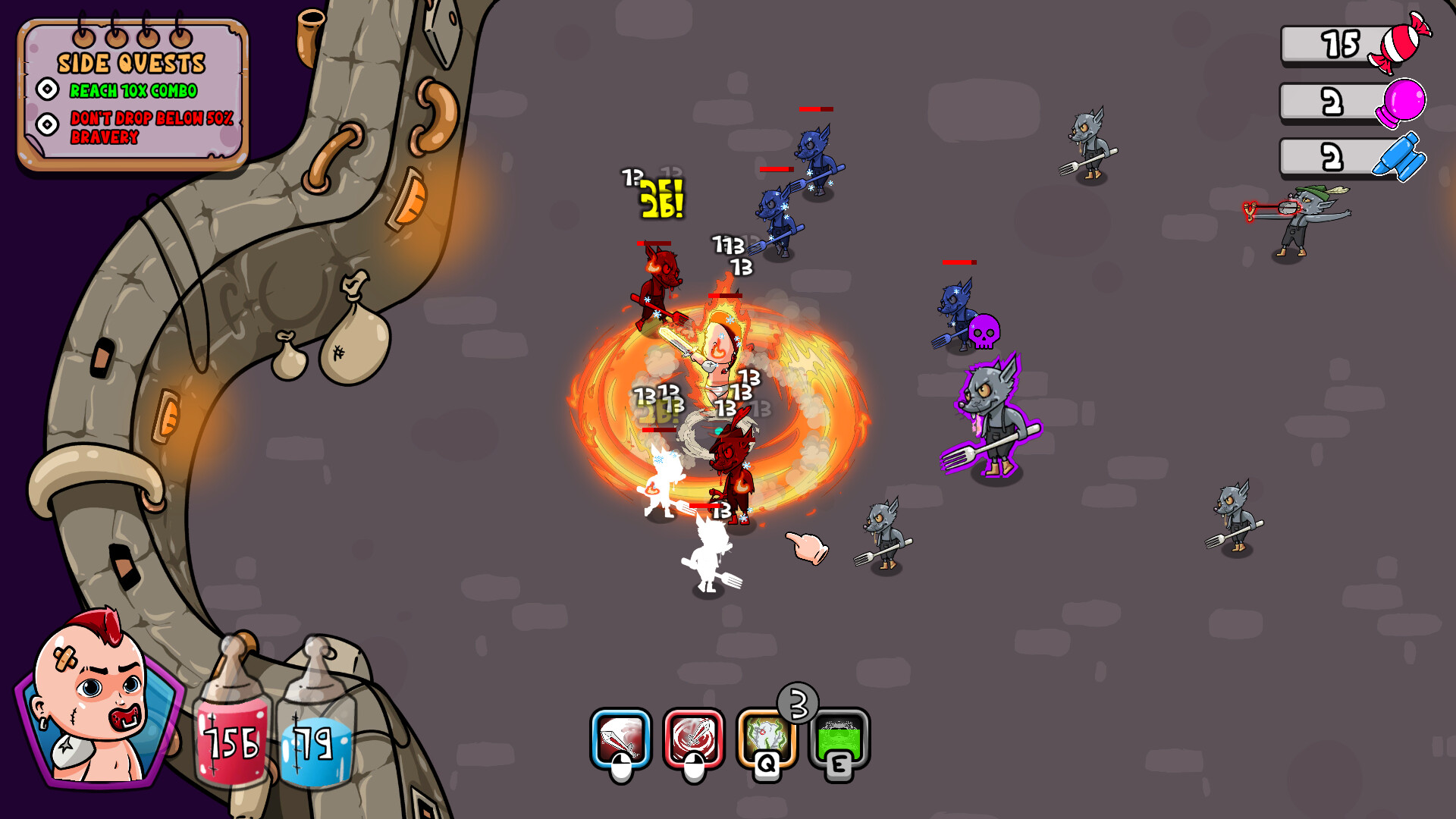 Babies vs Monsters screenshot 2