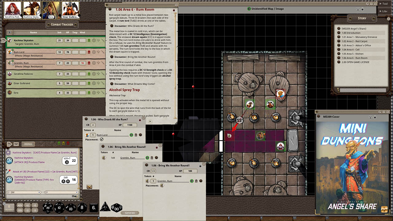 Fantasy Grounds - Mini-Dungeons Bundle #206-210 screenshot 4