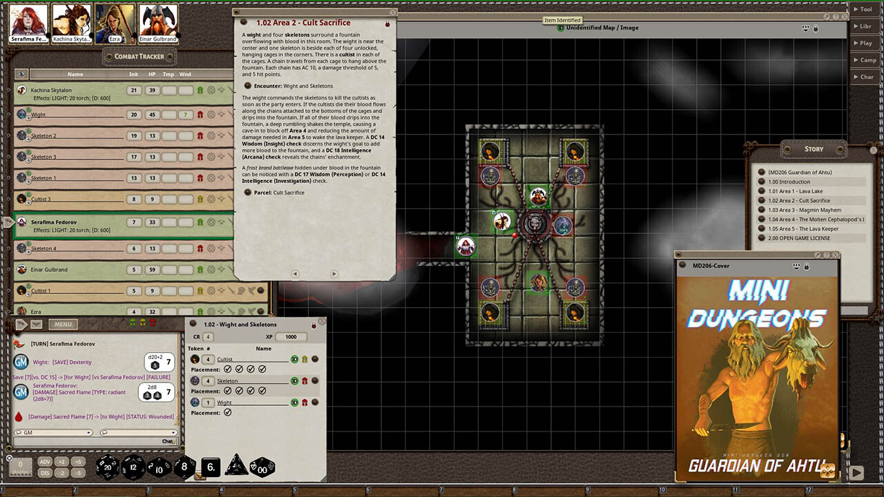 Fantasy Grounds - Mini-Dungeons Bundle #206-210 screenshot 1