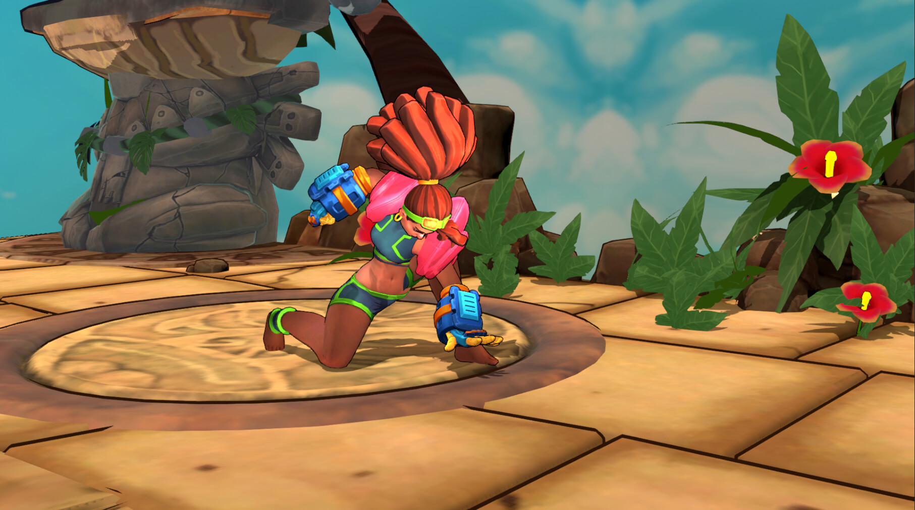 Rushdown Revolt: Pool Party Ashani screenshot 4