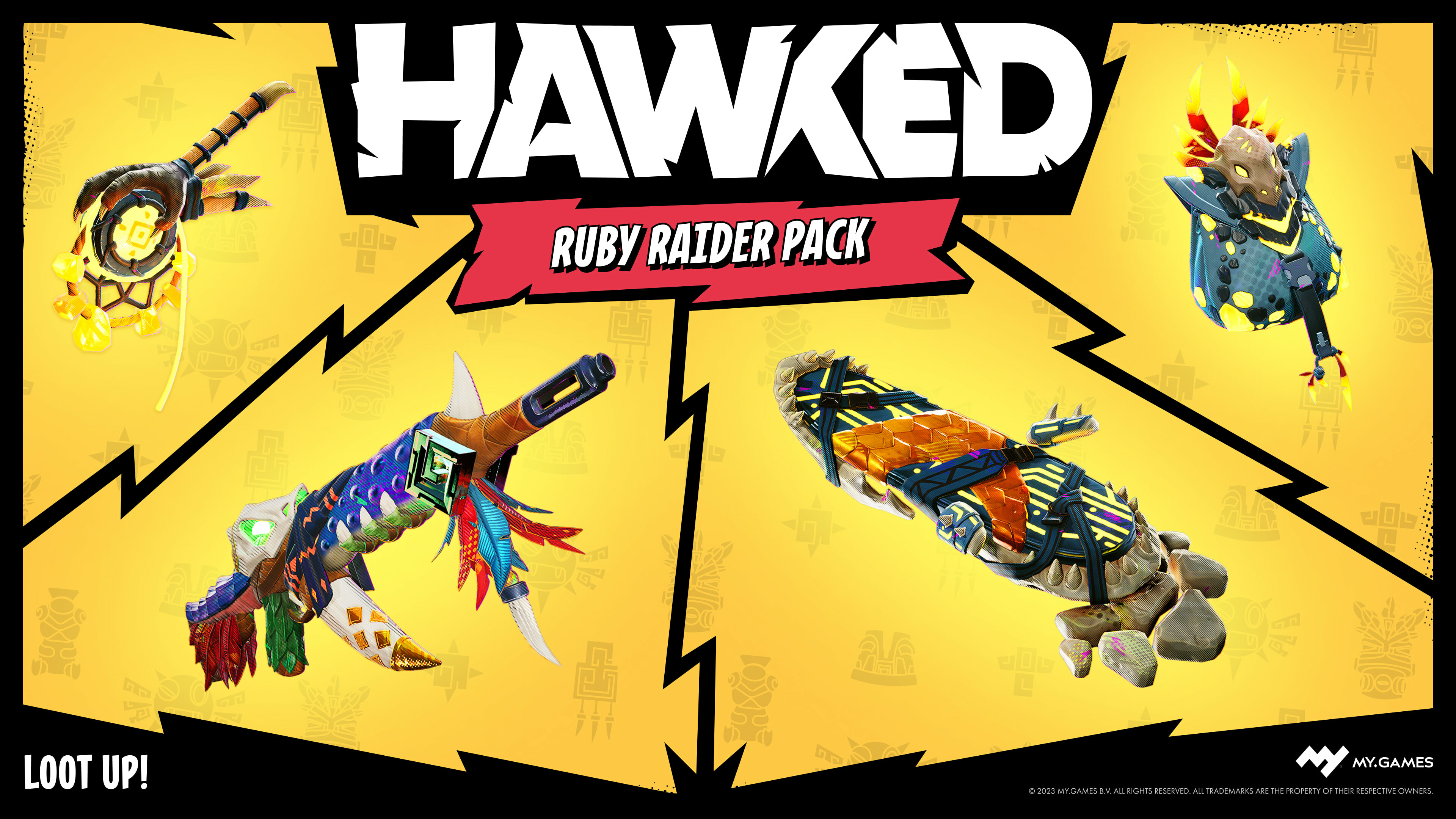 HAWKED — Ruby Raider Pack screenshot 1