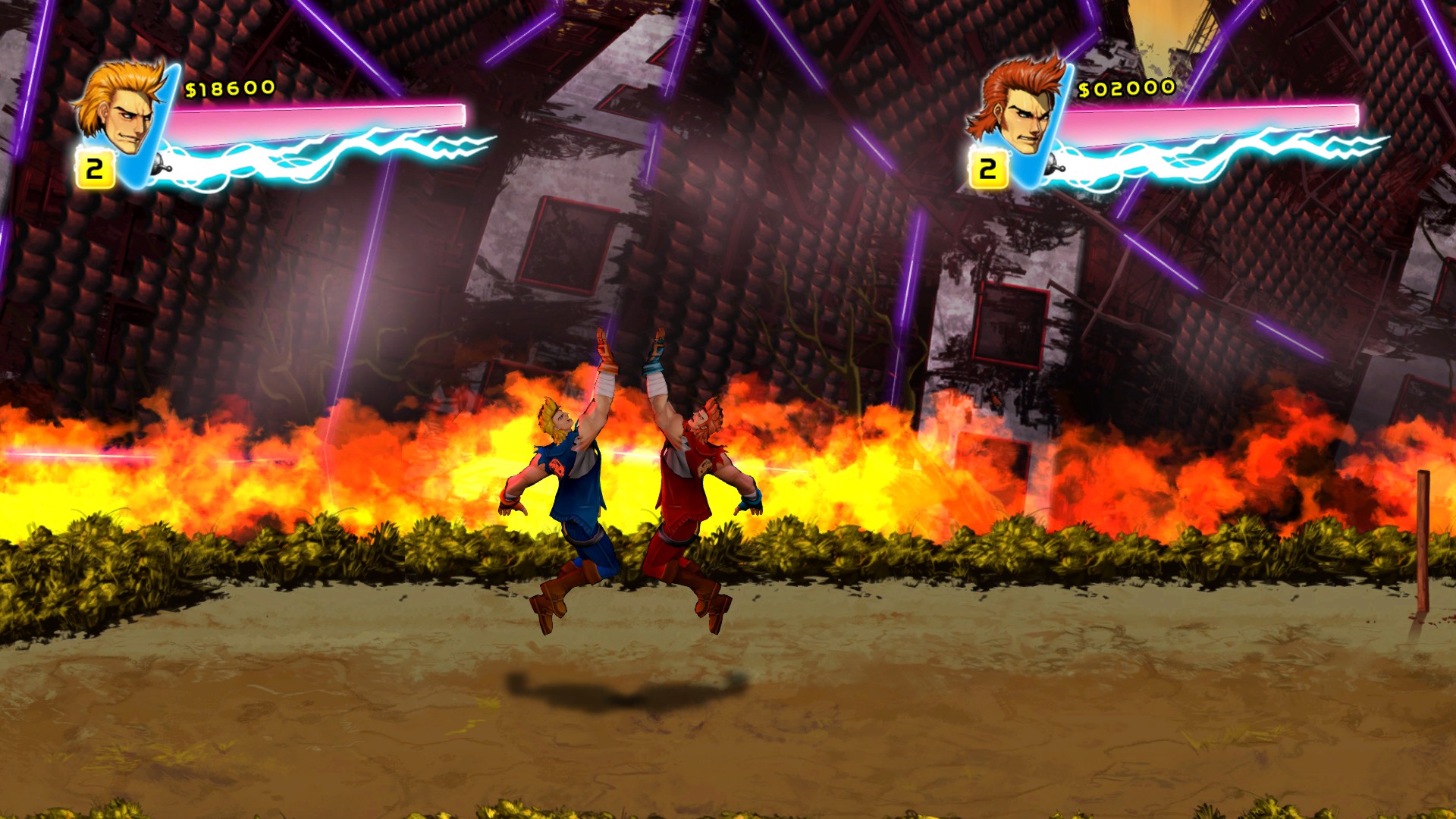 Double Dragon: Neon screenshot 2
