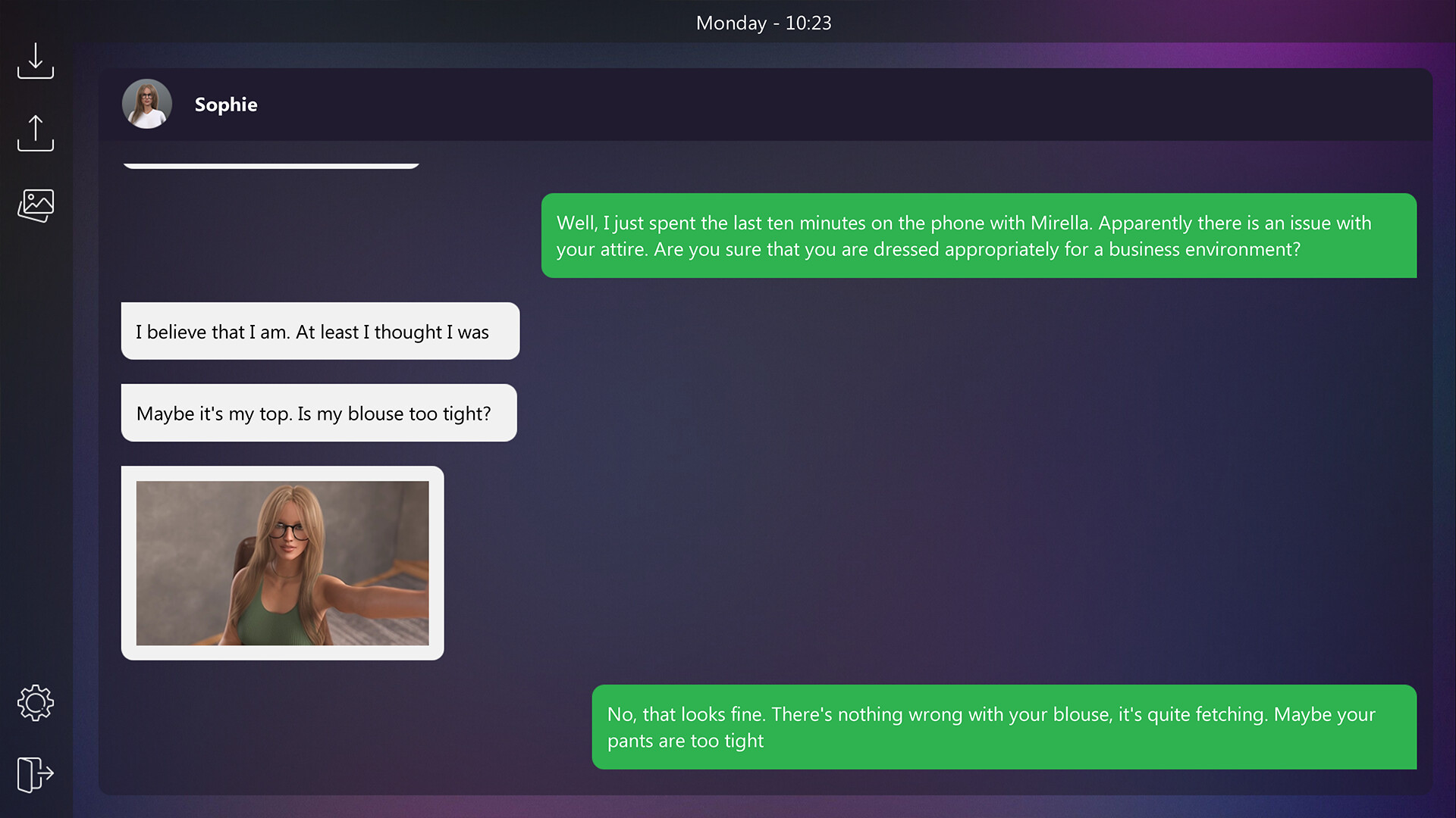 Dirty Texts - New Intern screenshot 3