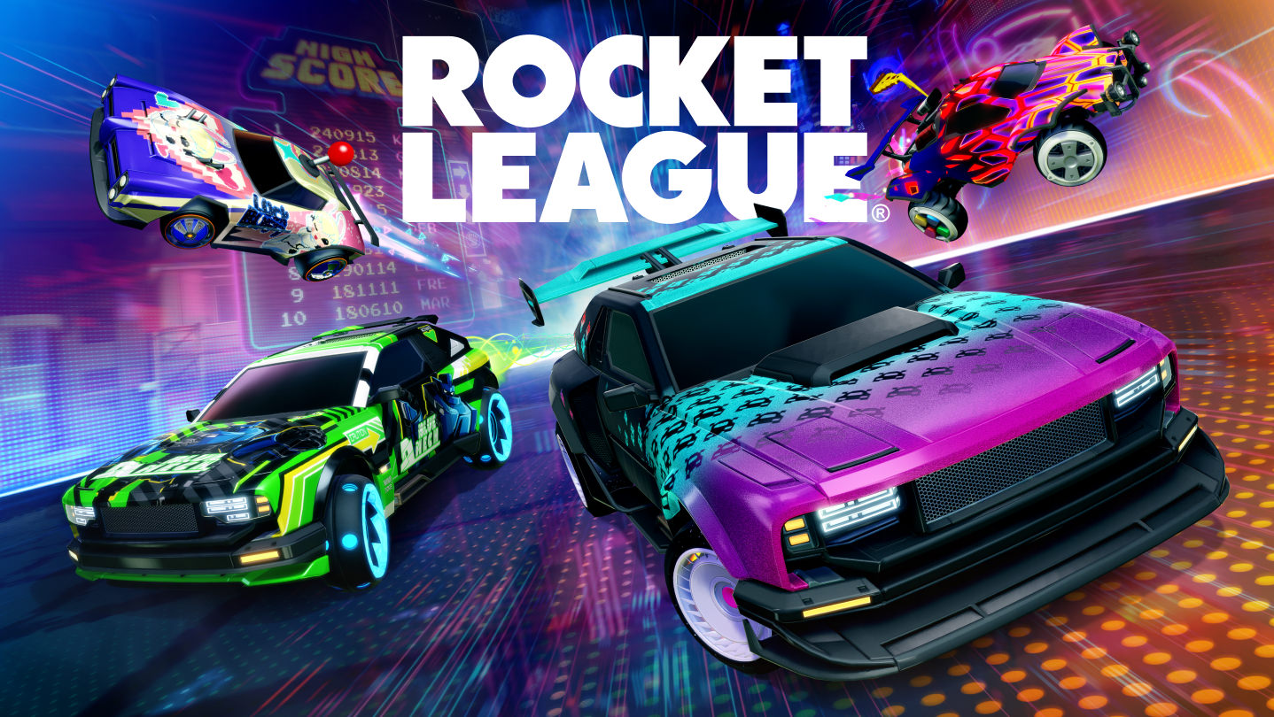 Wide Rocket League arena used to show side routes for collecting small boost pads during rotation