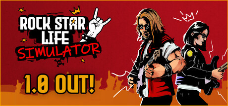 Rock Star Life Simulator — Steam header