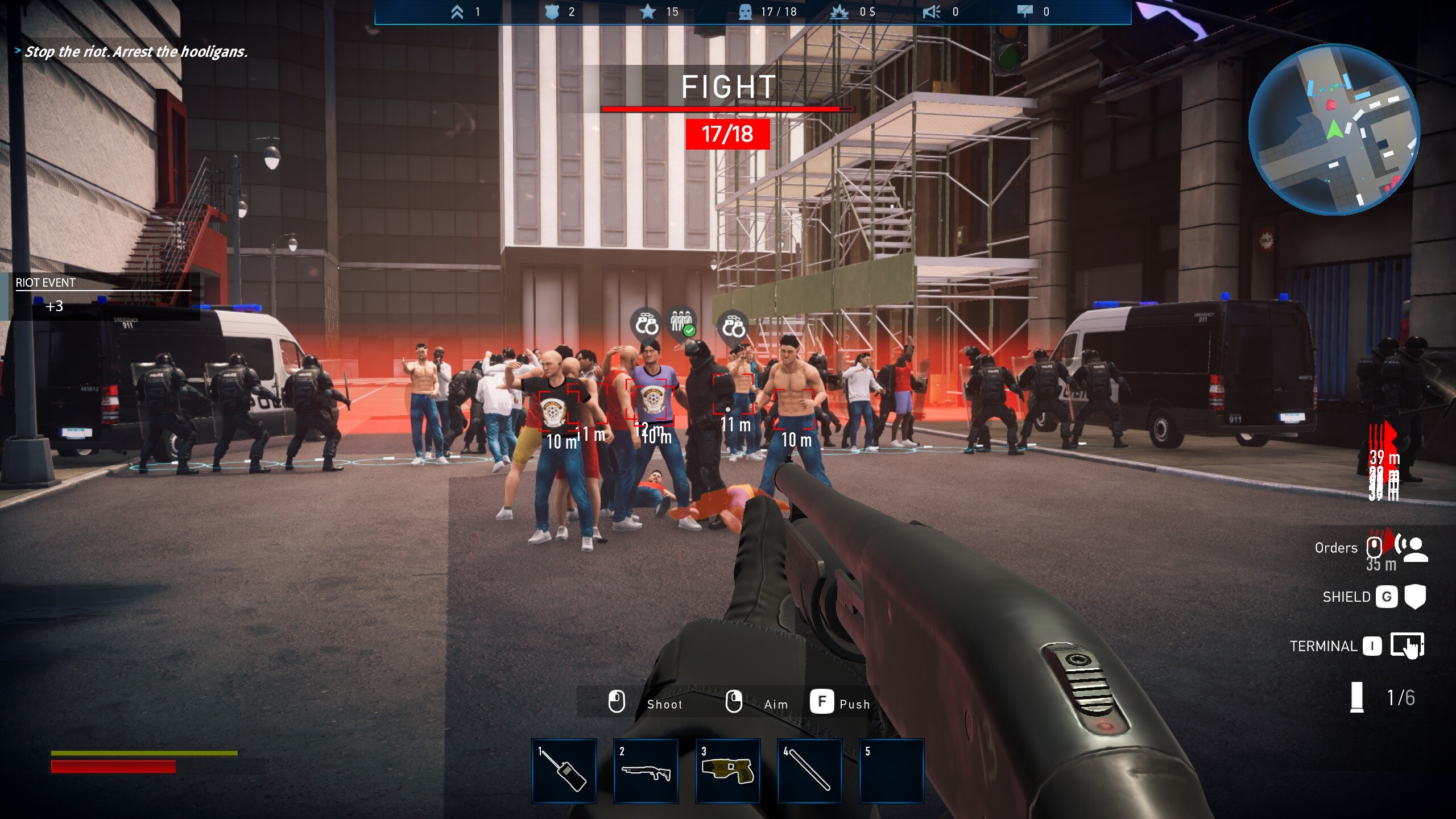 Riot Control Simulator: Rookie Day screenshot 5
