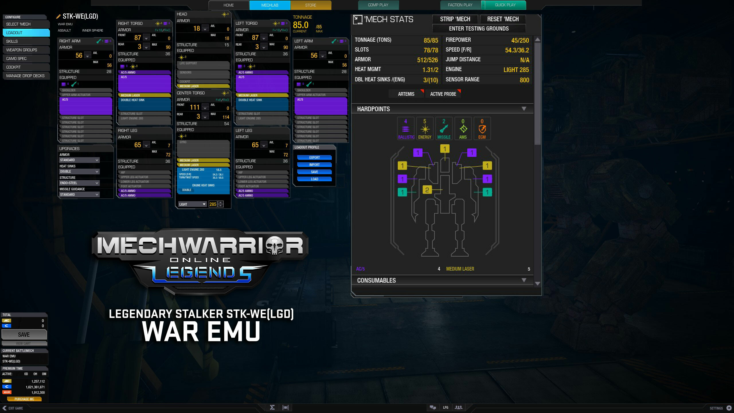 MechWarrior Online™ - War Emu Legendary Mech Pack screenshot 2