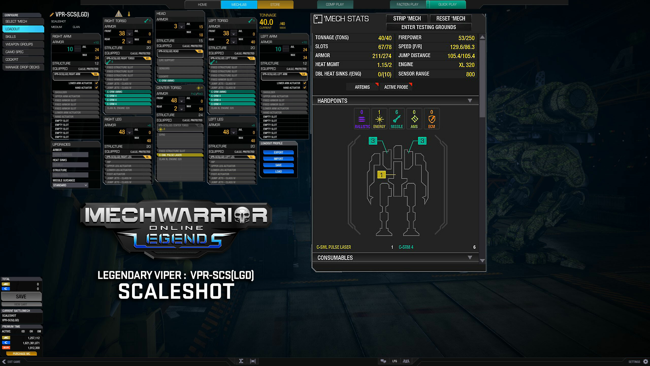 MechWarrior Online™ - Scaleshot Legendary Mech Pack screenshot 2