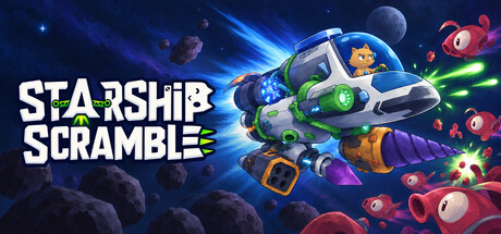 Starship Scramble — Steam header