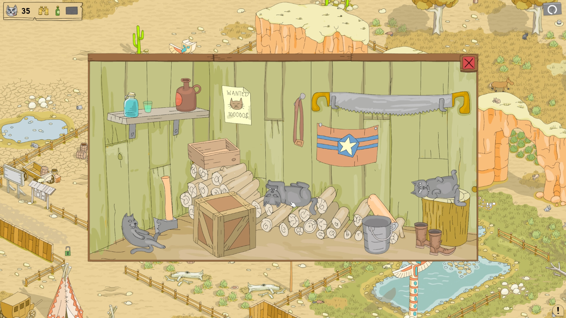 Hidden Cat Outlaws screenshot 8