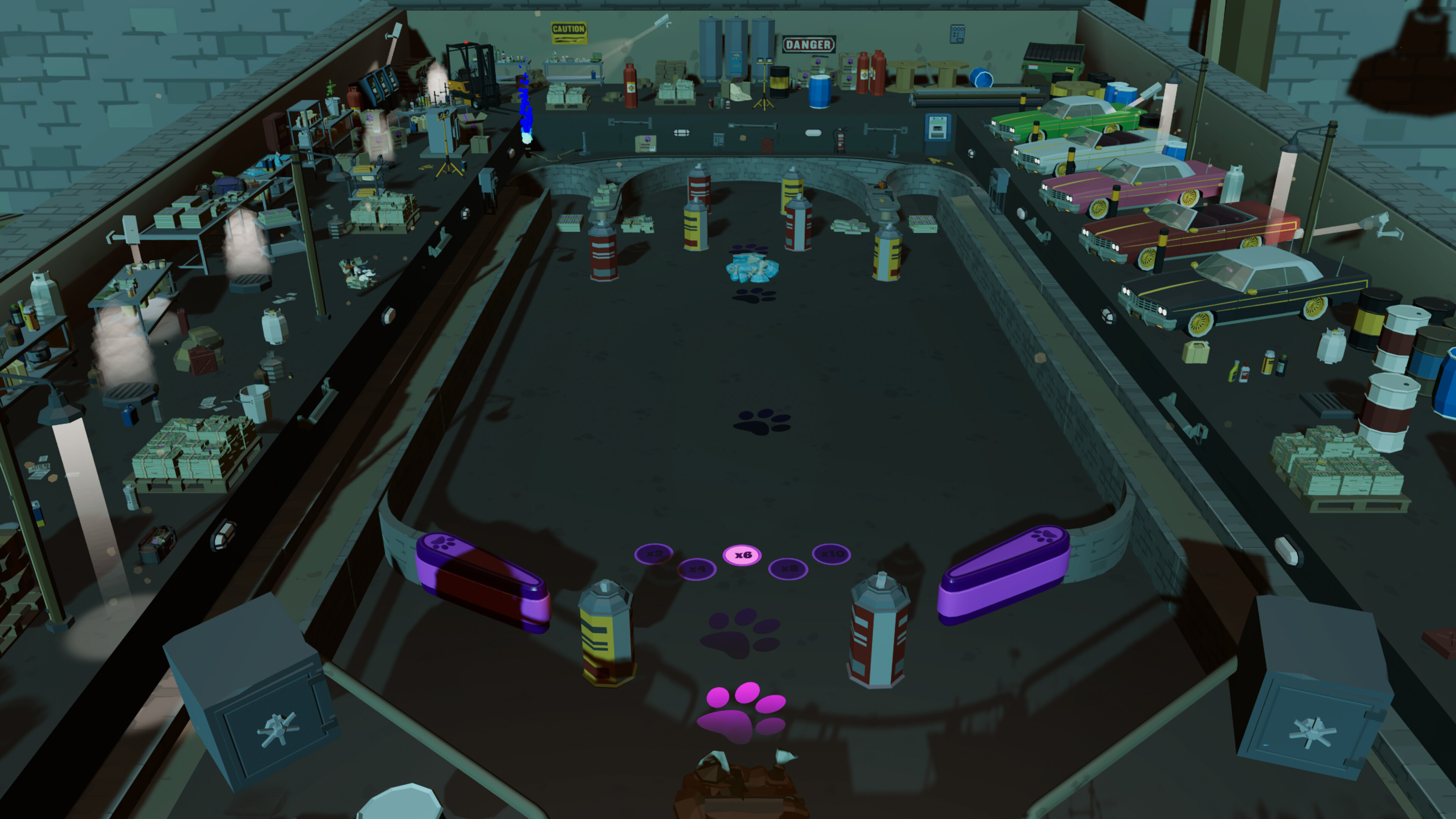 Roxy Raccoon's Pinball Panic - Great Gangs screenshot 1