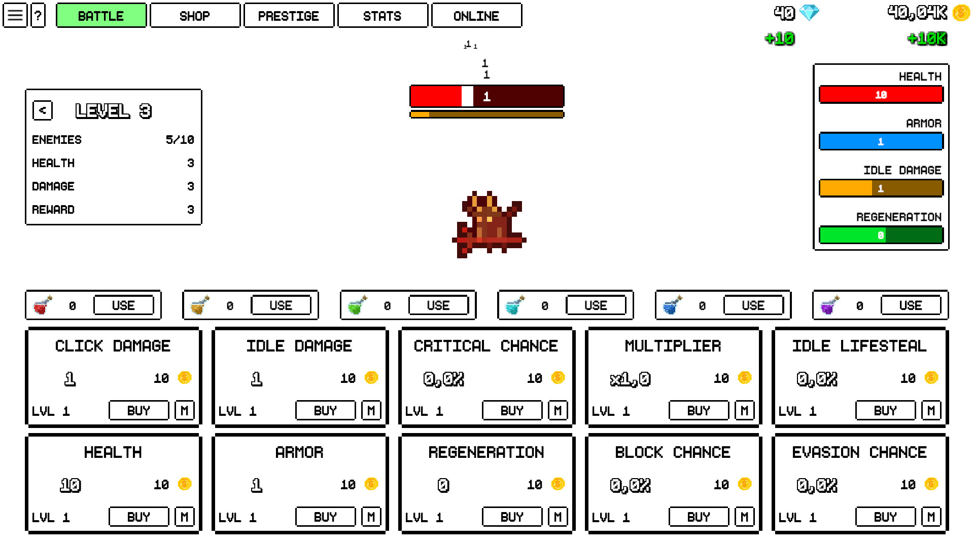 One Life Clicker screenshot 2