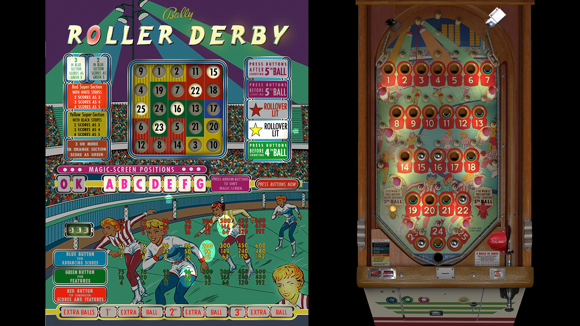 BPG - Bally Roller Derby screenshot 1