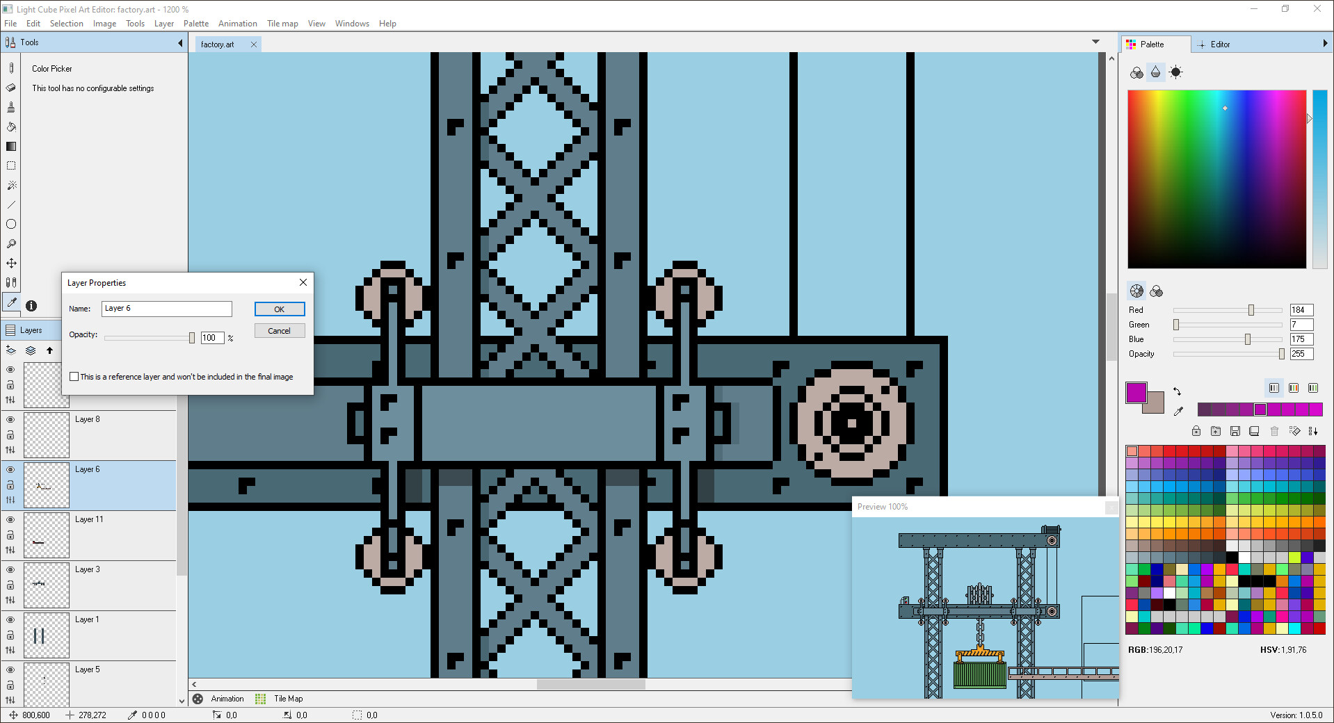 Lightcube Pixel Art Editor screenshot 3