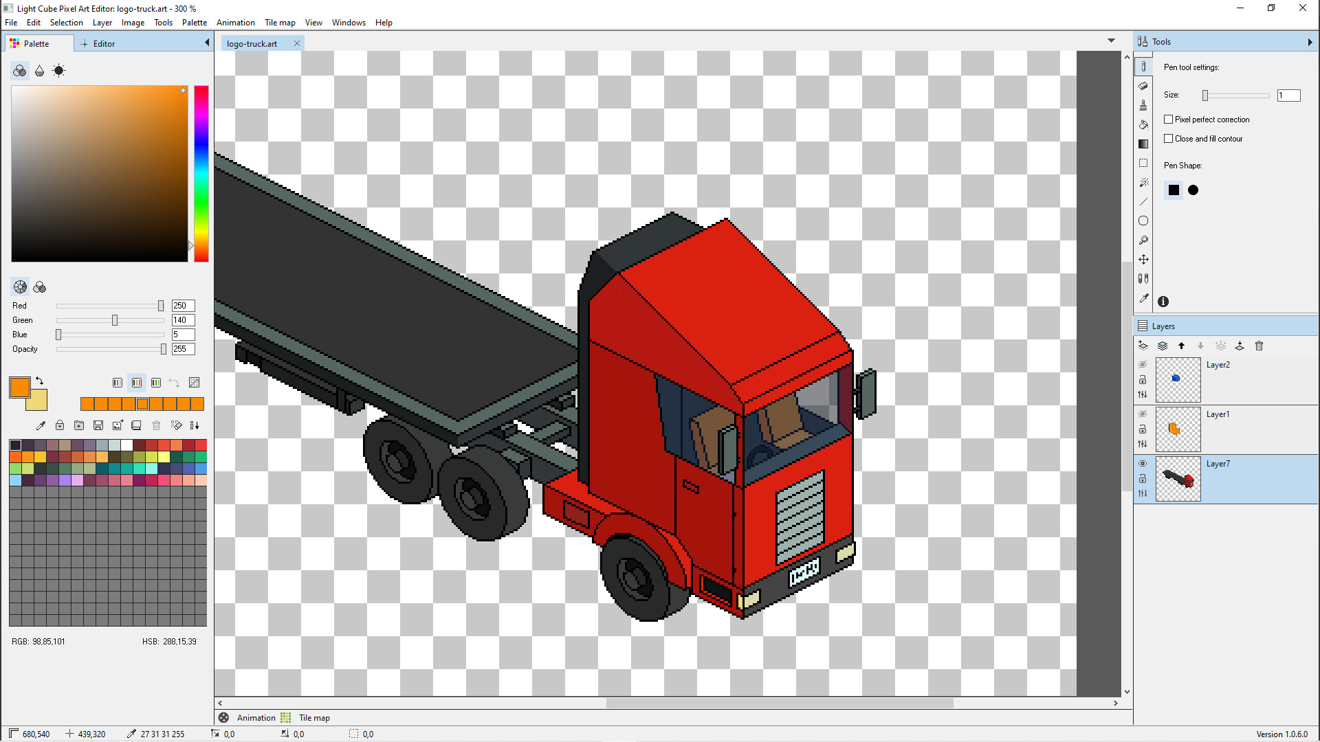 Lightcube Pixel Art Editor screenshot 5