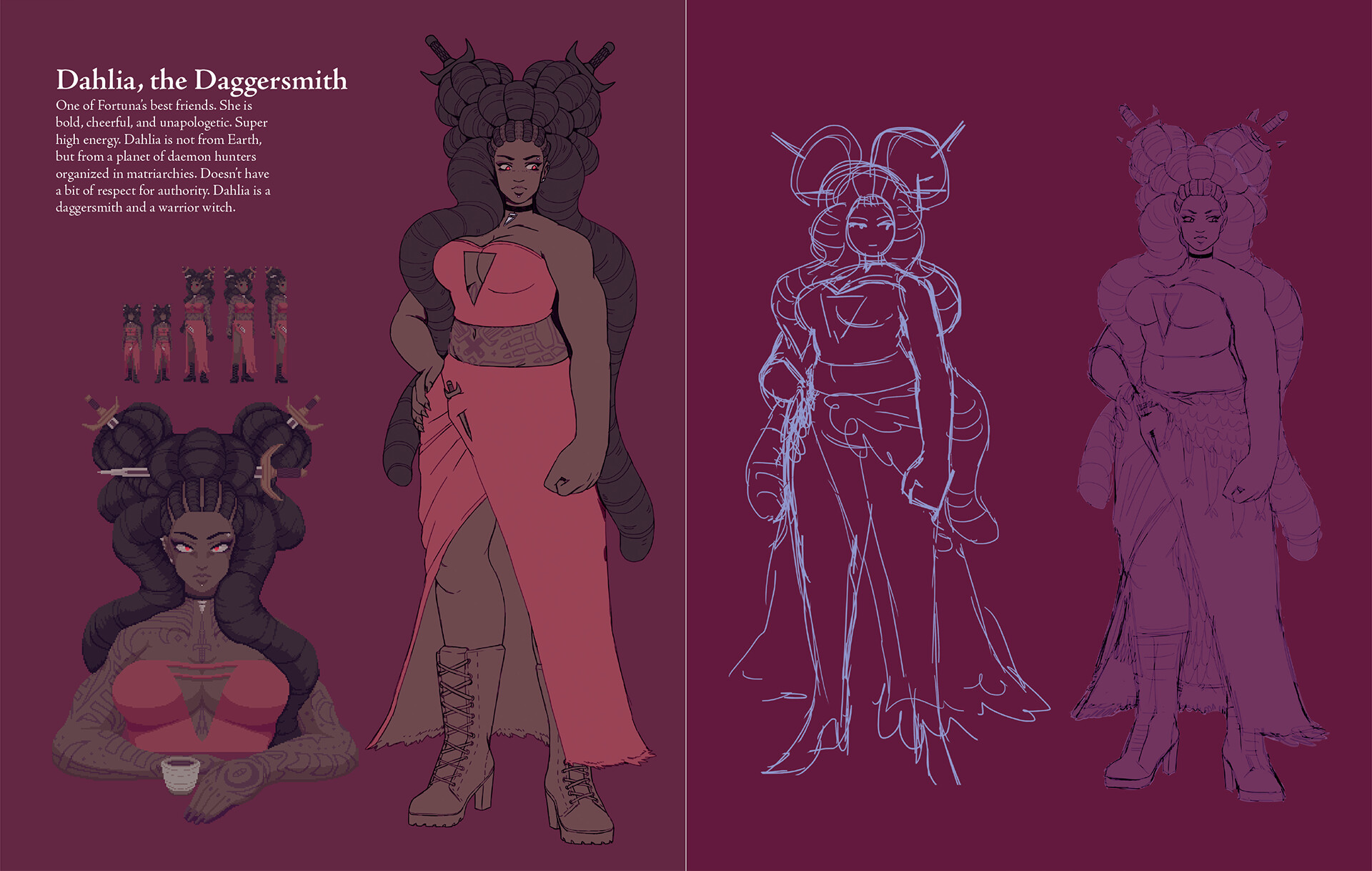The Cosmic Wheel Sisterhood Digital Artbook screenshot 5