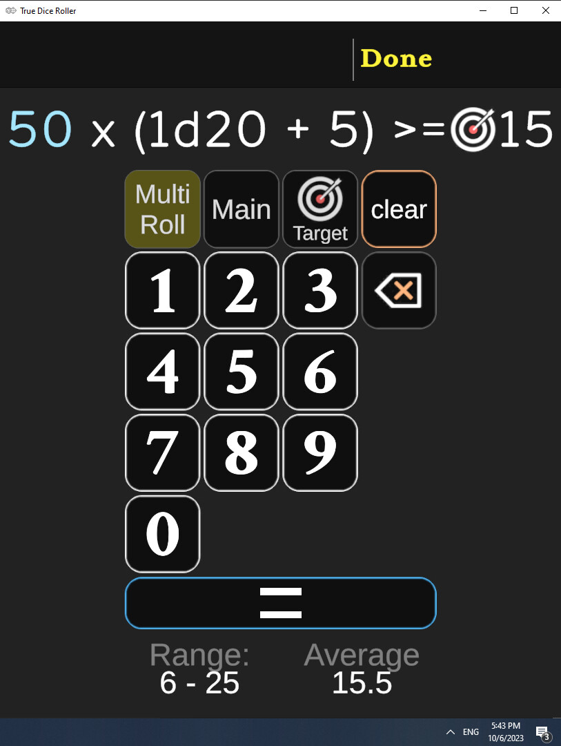 True Dice Roller screenshot 4