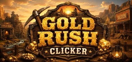 Gold Rush Clicker — Steam header
