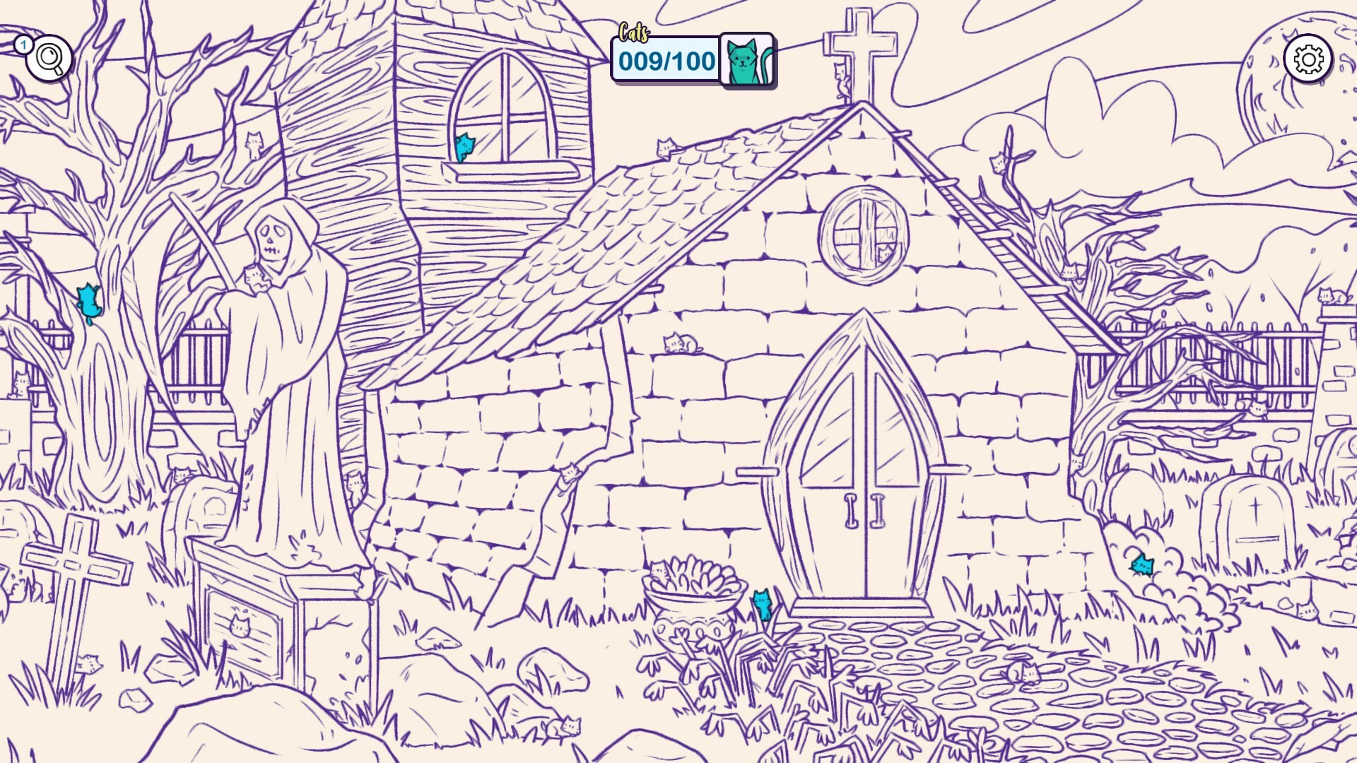 Hidden Cats in Spooky Town screenshot 7