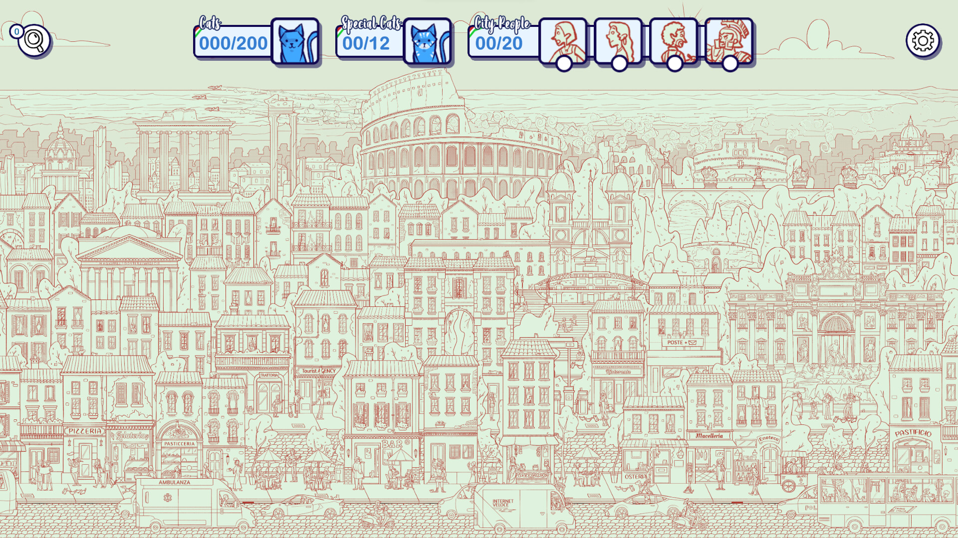 Hidden Cats in Rome screenshot 1