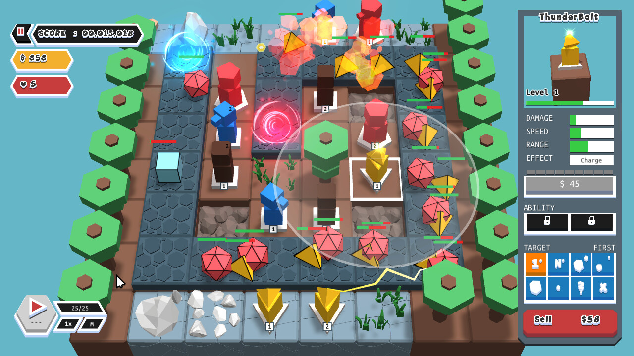 Polygons Tower Defense screenshot 2